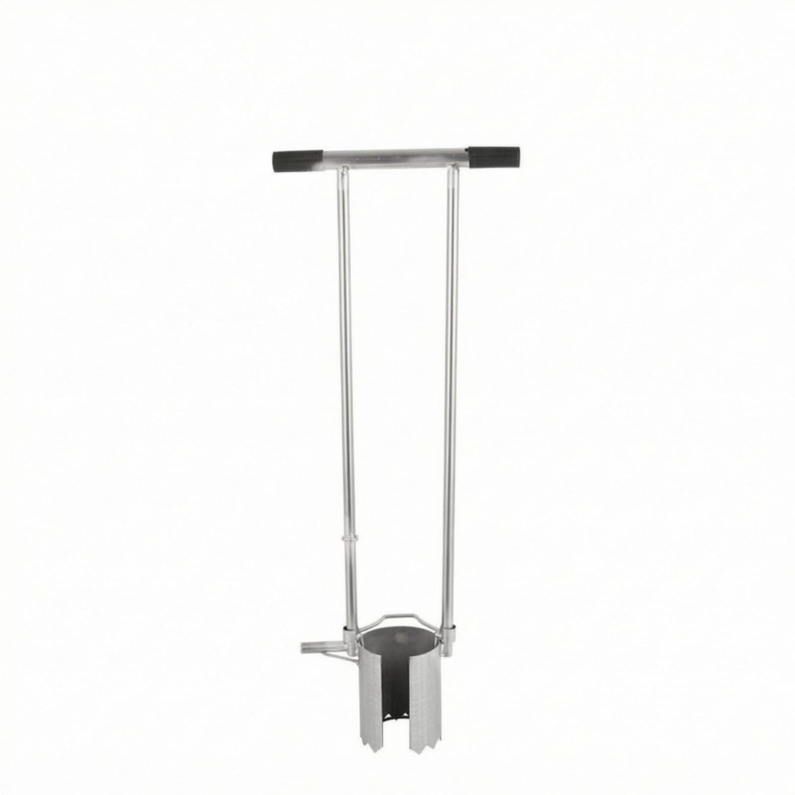predolo Trapiantatore con Manici Manuale Trapiantatore a Bulbi Zincato Piantabulbi in Metallo per Giardinieri, 12 Cm