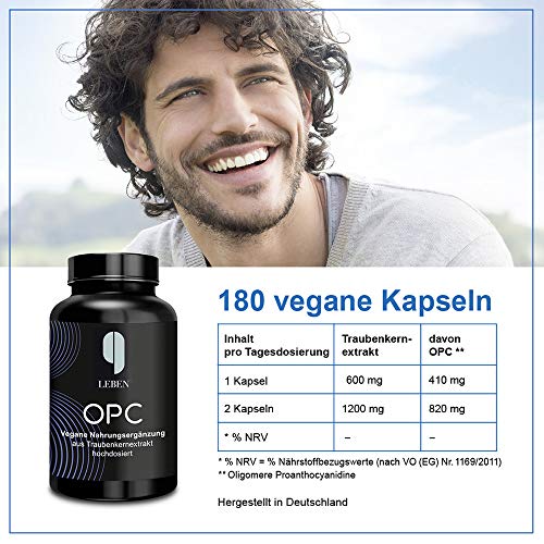 9 Leben Premium Traubenkernextrakt mit hochdosierten Antioxidantien