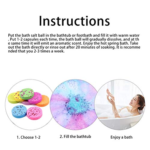 Douchestomers Aromatherapie, 8PCS Floral Shower Steamer Damptabletten met etherische oliën Aromatherapie Luxe badbommen… - Image 5