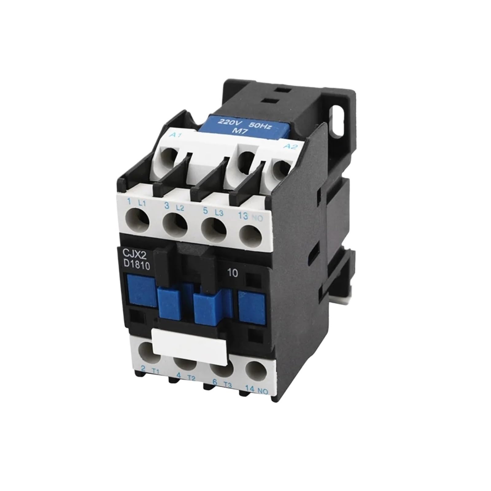 Contacteur AC CJX2-1810 18A 380V triphasé montage sur rail DIN pour moteur