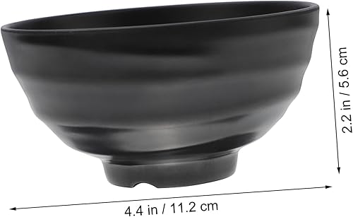 Miniatura 2 de DOITOOL Juego de cuencos japoneses pequeños de melamina para ramen, tazones de sopa asiáticos japoneses con cucharas, palillos para fideos, fideos,