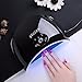 Gellen Professional 24W UV LED Nail Lamp for Gel Polish- with Sensor 3 Timers Quick Dry Home Gel Manicure Pedicure Dryer Light Color (Piano Black)