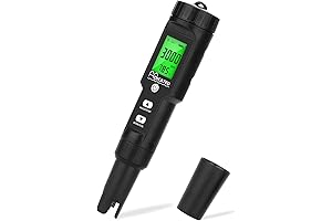 Digital Salt Pool Tester Range 0-9999ppm for Saltwater Pool Swimming Pool and...