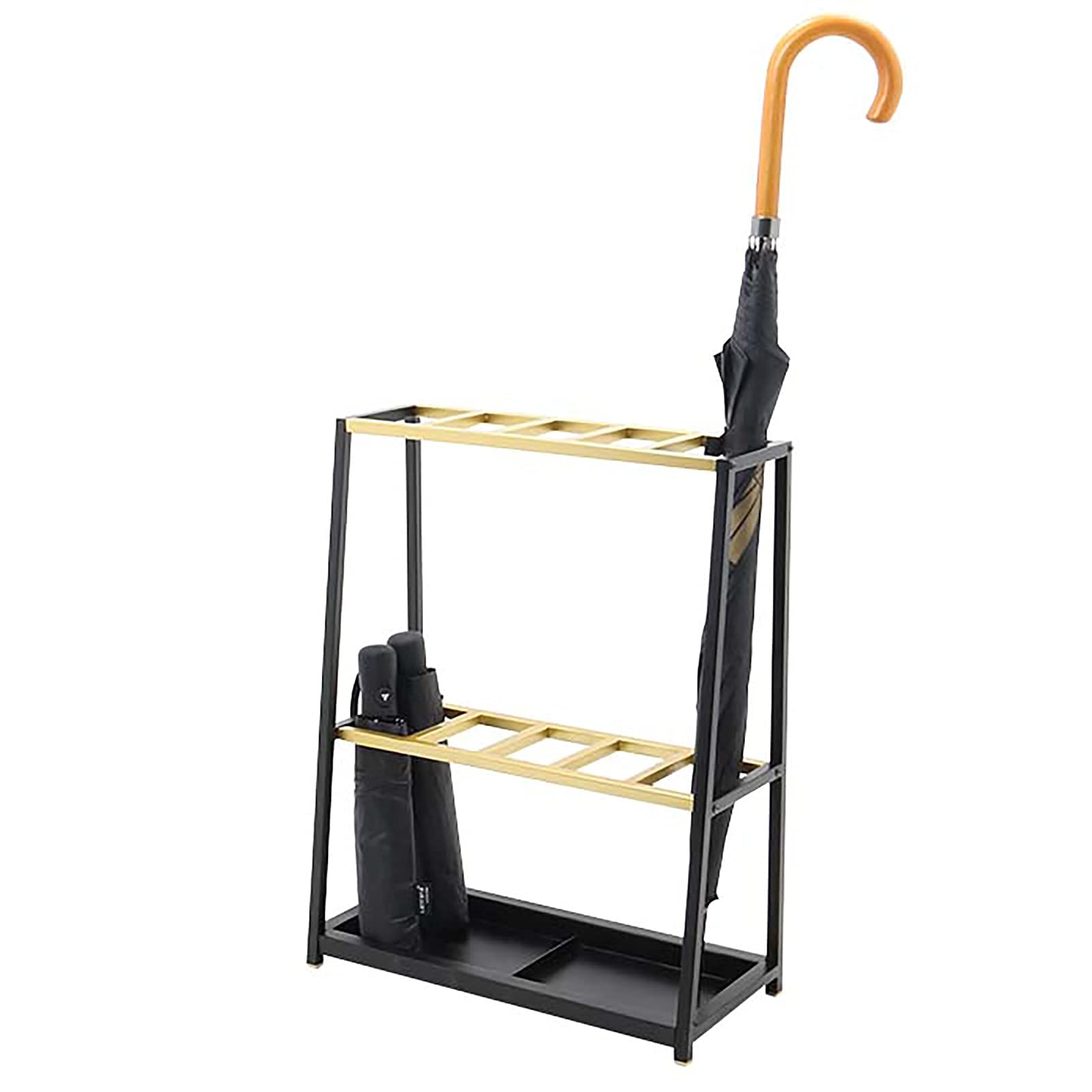 Porte-parapluies rectangulaire 52 cm pour optimiser l'espace et ranger les sols mouillés