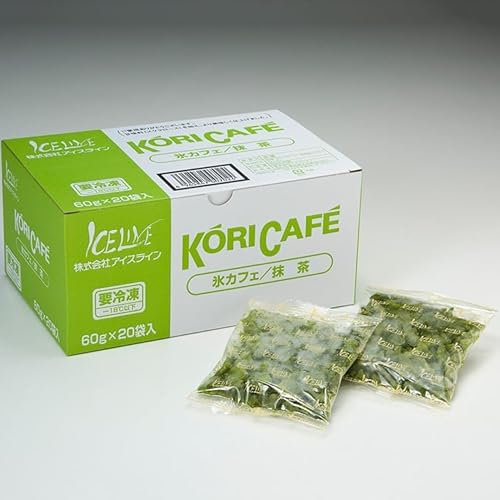 アイスライン 氷カフェ抹茶 60G 20食入×3パック 冷凍(まとめ買い) 4点セットの商品画像（Amazon）