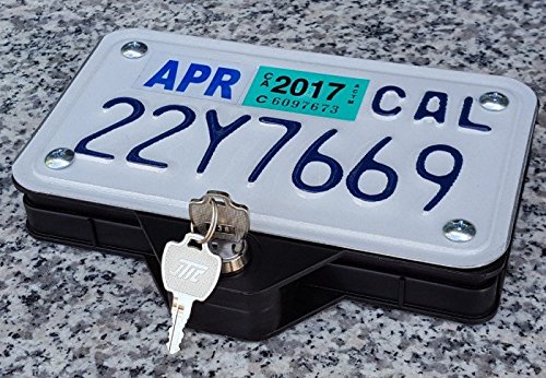 Caja pequeña de almacenamiento con llave para motocicletas i5 miniatura 2
