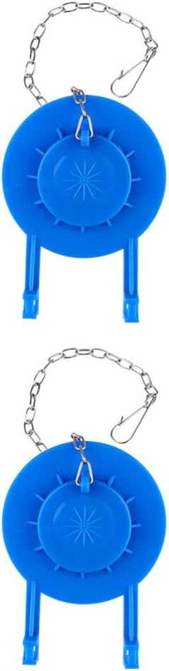 Toilet Chain 2pcs Toilet Flapper Rubber Replacement Flapper Stopper Device Water Saving Flapper Flush Valve Toilet Leak Baffle Flappers Bracelt