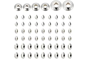 PH PandaHall 925 Sterling Silver Spacer Beads for Jewelry Creation