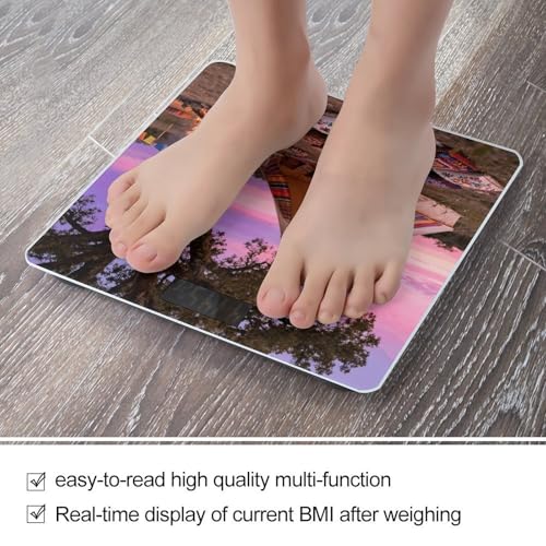 Balanza digital de baño con plataforma de vidrio templado miniatura 5