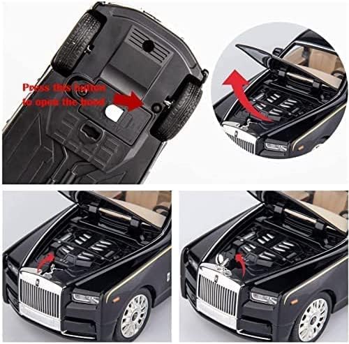 Image of Rolls Royce Phantom Diecast Car Model 1:32 Scale | Metal Pull Back Toy Car with Openable Doors, Sound & Light Toys | Birthday Gift for Kids Boys & Girls (Colour as a per Stock)
