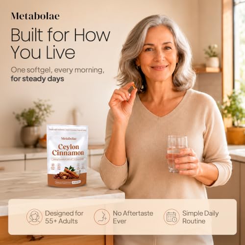 TryMetabolae Ceylon Cinnamon Softgels with MCT Oil