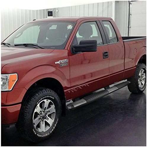 Spec-D Tuning SSB5SB-F15009SCSS-WB Ford F150 Super Cab Pickup 5" Aluminum Side Step Running Board Nerf Bar