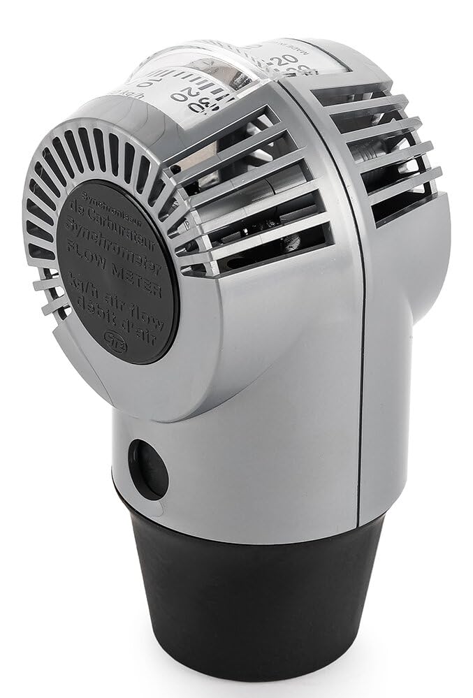 Sincronizzatore per carburatore con ago per diametro da 40 a 45mm e depressione da 1 a 30 Kg/h