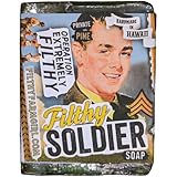 Filthy Soldier all natural glycerin BAR SOAP Sandalwood Pine Rosemary Cedar