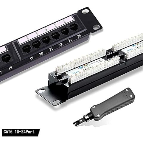 Panel De Parches De Red Pro Rj45 110 Cover