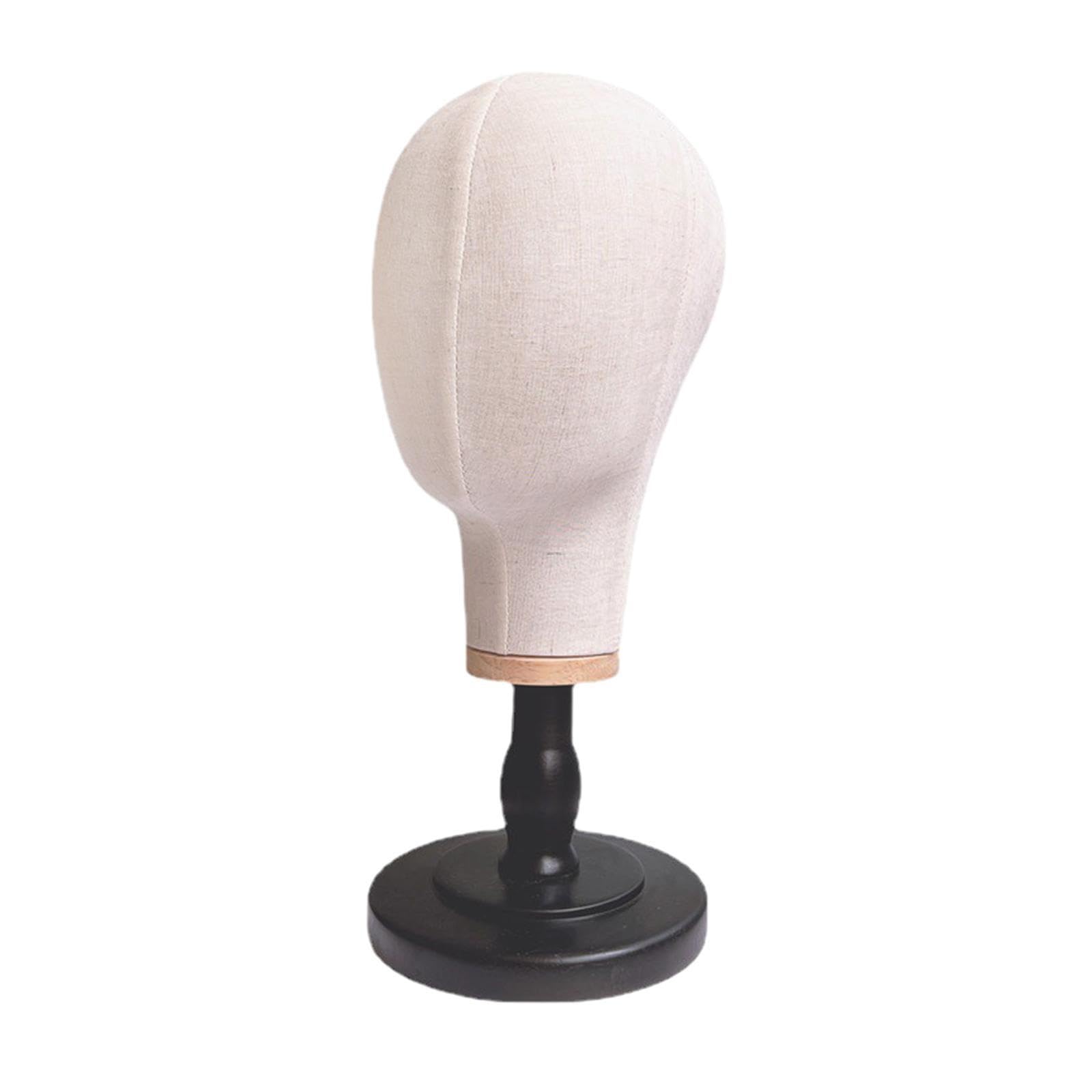 Poxzsfx Modern Mannequin Head Stand For Various Accessories Lightweight And Reliable Salons Mannequin Display Multipurpose Jewellery Holder Looks Like Wood