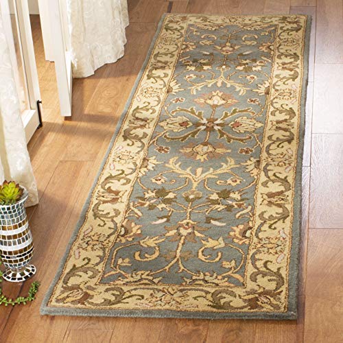 Safavieh Heritage 9x12 Blue & Beige Wool Rug