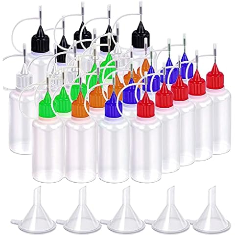 Gebildet Botellas Aplicadoras de Punta con Mini Embudo Cover