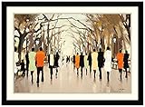 Framed Art Print, 'Poet's Walk' by Lorraine Christie: Outer Size 43 x 31'