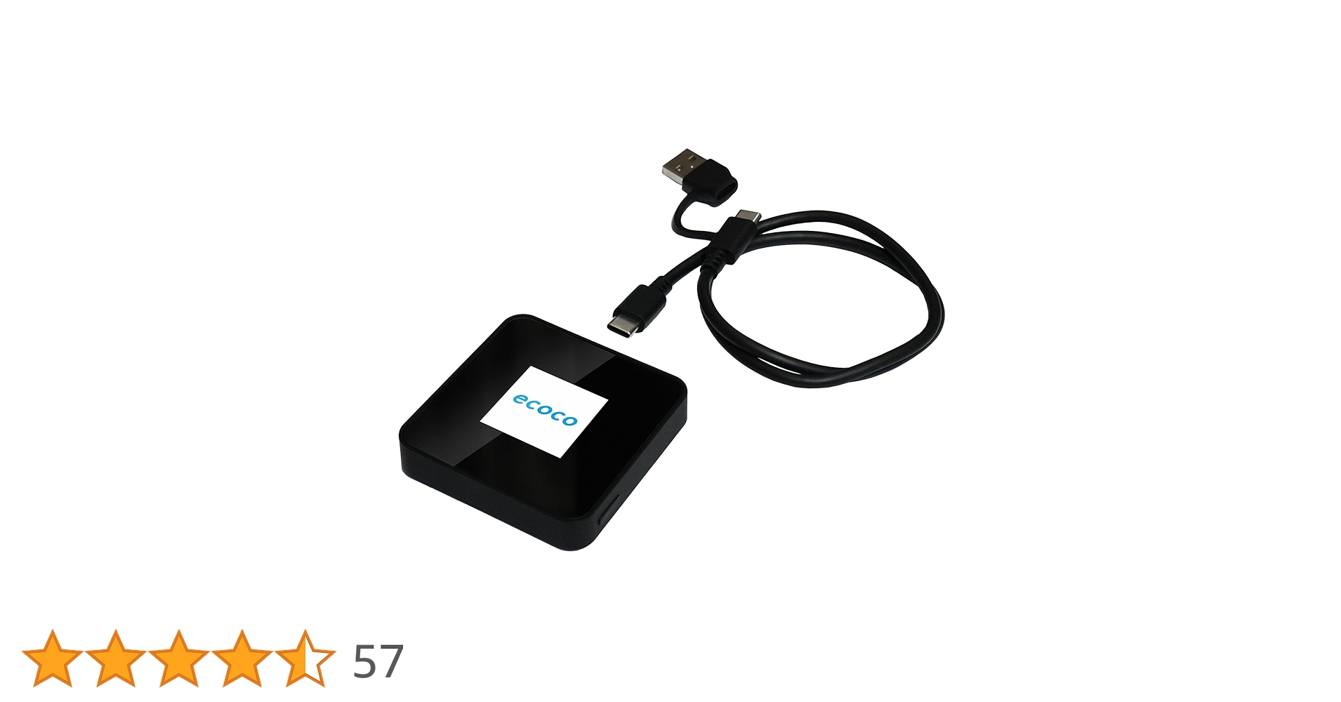 ecoco 新モデル ポケットWi-Fi ブラック Amazon.co.jp: 【ecoco】1年間 100ギガ 付 USB型 ポケット Wi-Fi