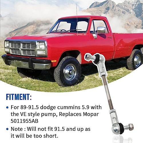 Varilla de enlace de aluminio para Dodge 5.9 Cummins ajustable 6