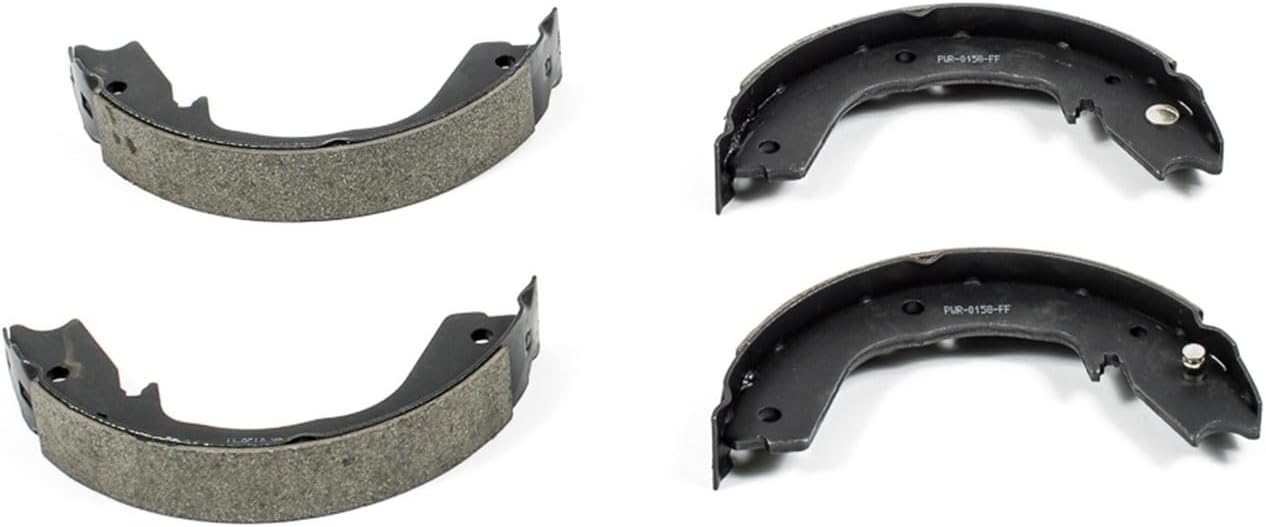 PowerStop Rear Parking Brake Shoes for Mitsubishi Montero 2000-06 - Brake Shoe Replacement, B767