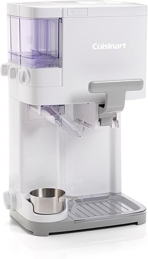 Cuisinart Soft Serve Ice Cream Maker, 1.4L Capacity, 100% Automatic, Soft Ice Cream, Topping Dispenser, Crowns