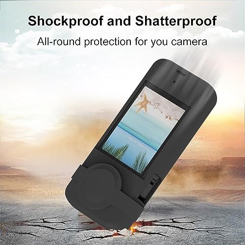 Image of BKN Silicone Case for Insta360 X3 Panoramic Action Camera Protector Anti-Scratch Accessories for Insta360 X3 Case