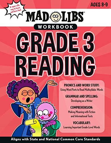 Mad Libs Workbook: Grade 3 Reading: World's Greatest Word Game (Mad Libs Workbooks)