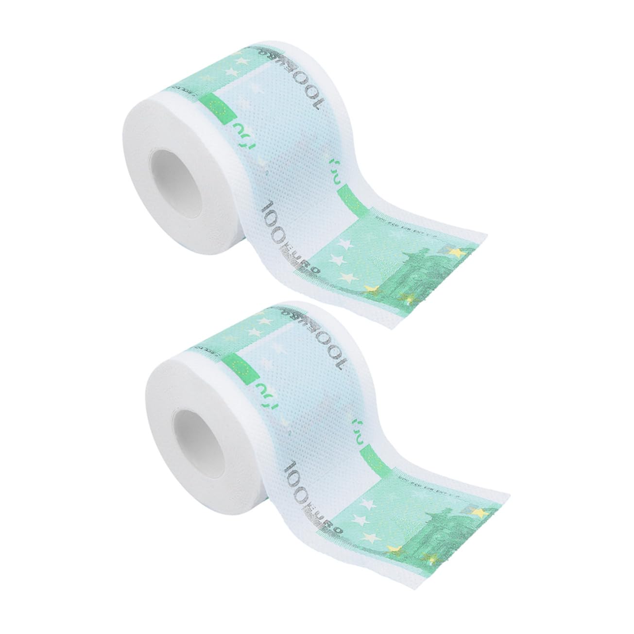 Papel higiénico de colores pack 2 rollos estampado ecológico desechable sin perfume para aseo