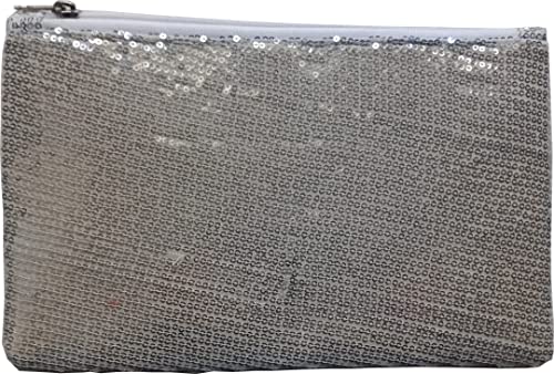 Image of KVR Sequin Polyester Fabrics Clutch Fashion Party Dance Vintage Sparkle purse handbag with Satin lining inside