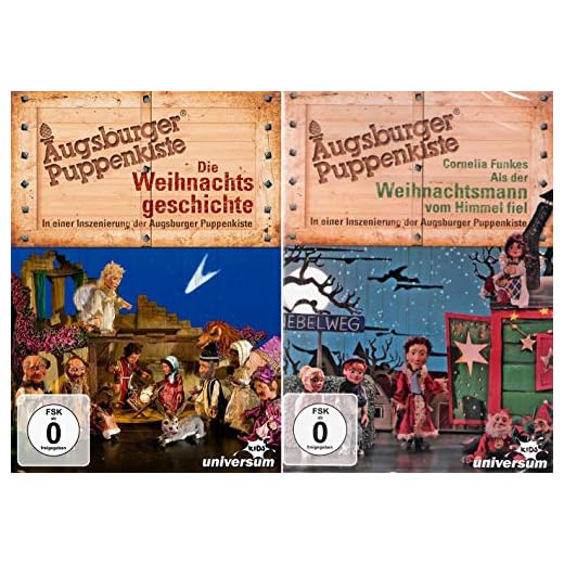 Augsburger Puppenkiste: Die Weihnachtsgeschichte + Als der Weihnachtsmann vom Himmel fiel im Set (2 DVDs)