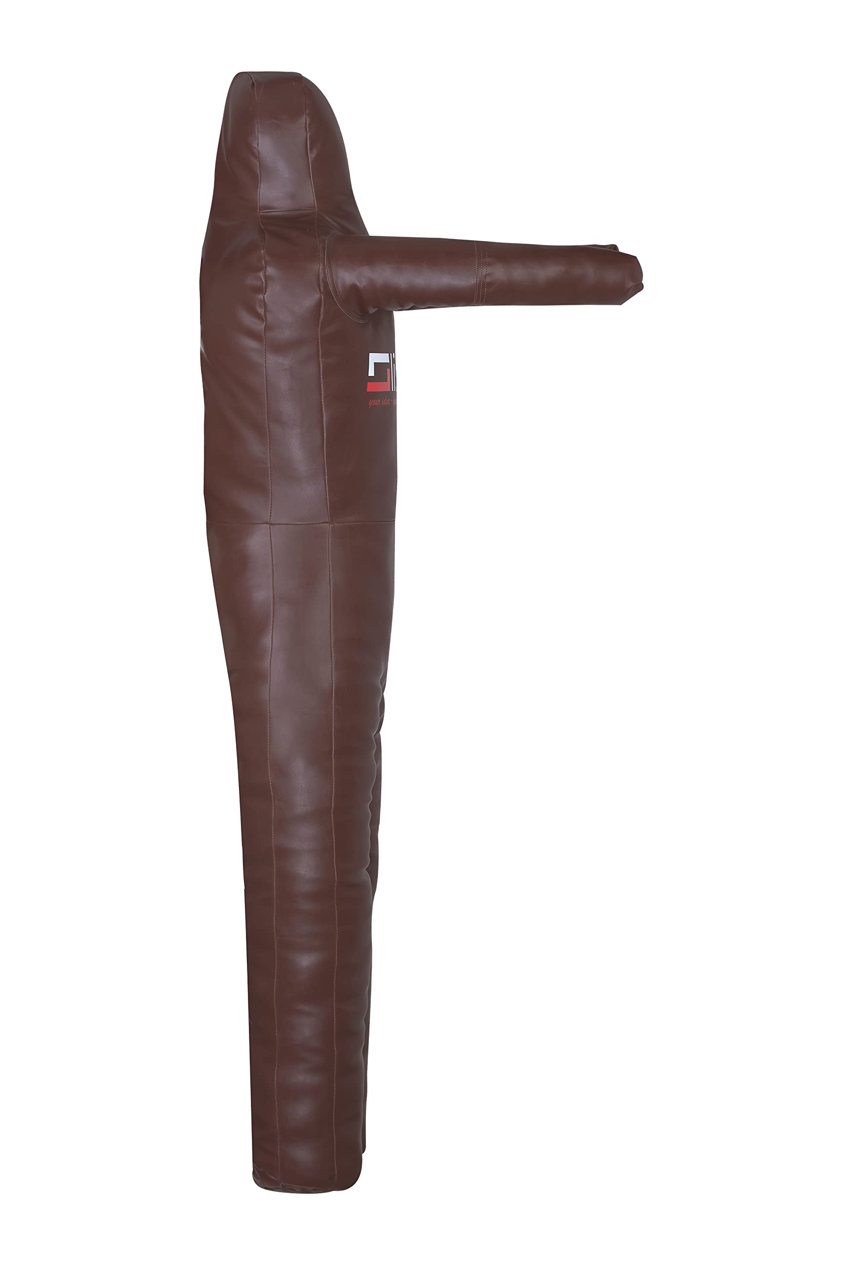 Lisaro Judo Grappling Dummy Gr. 130/145/160/170cm | Box-Dummies | Braun | UNGEFÜLLT | stehend | Schnuller Dummy