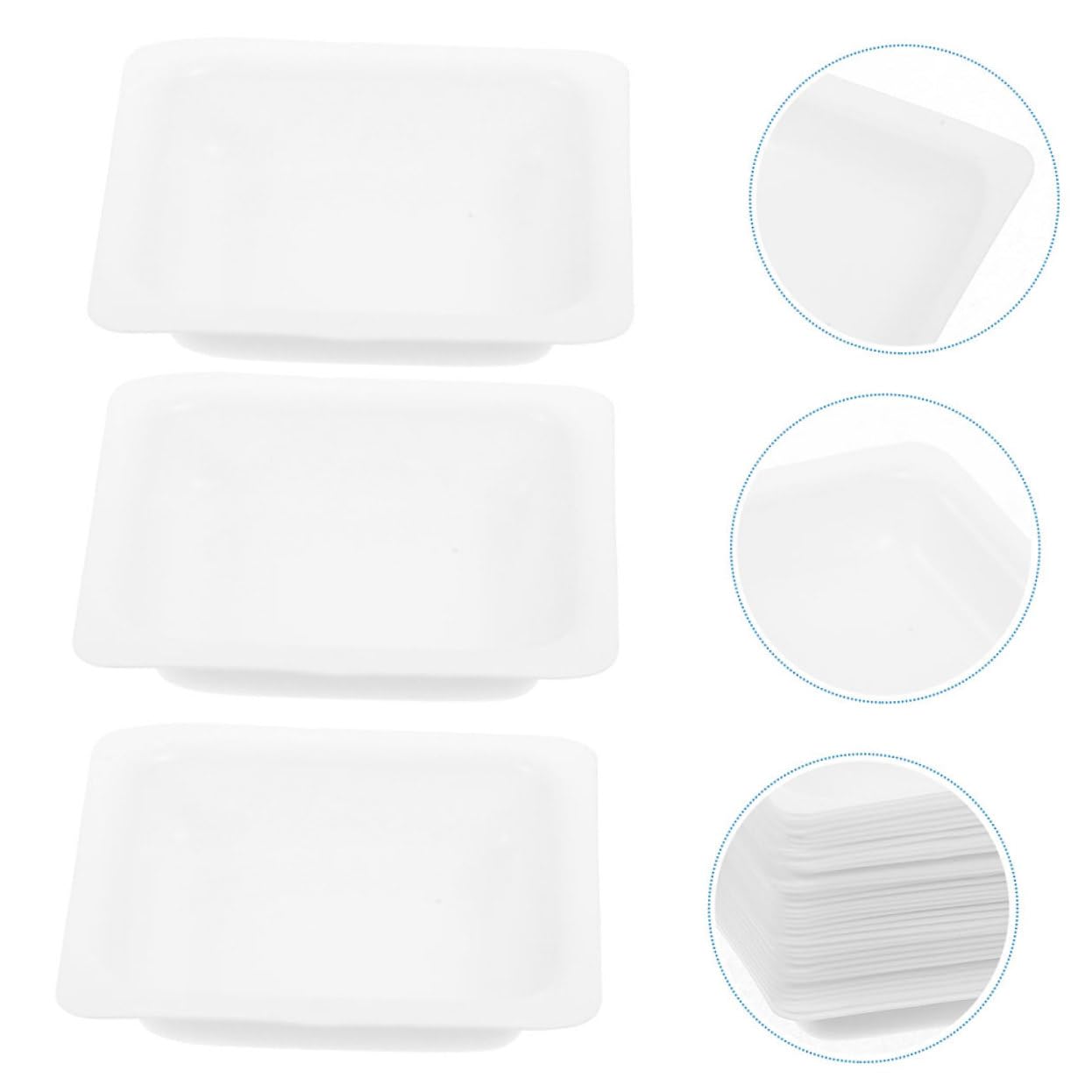 ULTECHNOVO 150pièces Récipients De Pesée Pour Laboratoire Plateaux à Peser Poudre Et Liquides Contenants De Mesure Précis