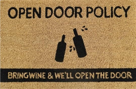 AP Supplies Doormat 60cm x 40cm (Open Door Policy)
