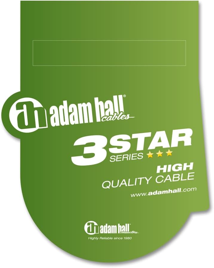 Adam Hall Cables 3 Star MMF 2000 Microphone Cable XLR | 20 m/65 Ft