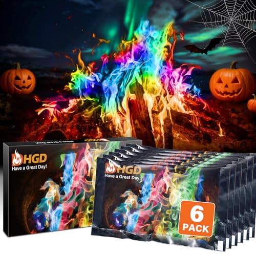 HGD (6 Pack) Magic Campfire Fire Color Changing Packets for Fire...