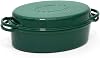 Horno holandés ovalado de hierro fundido esmaltado Big Green Egg 1