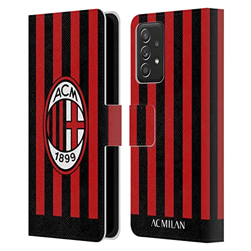Étui AC Milan pour Galaxy A52 et A52s en cuir avec fentes cartes