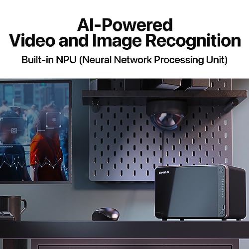 Image of QNAP TS-AI642-8G-US 6 Bay AI NAS with a Power-efficient ARM Processor and NPU for AI-Powered Video and Image Recognition Applications (Diskless)