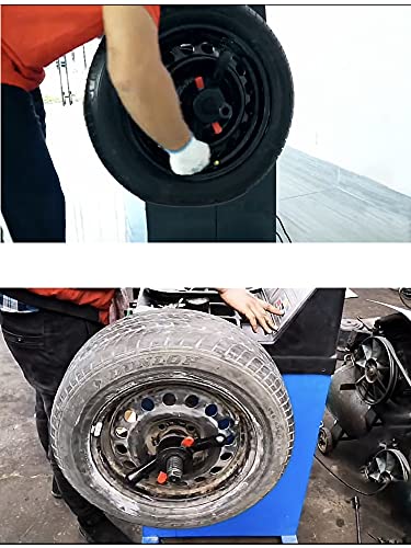 Image of BTMIEY Quick Nut, Wheel Balancer Quick Nut, Wheel Balancer Tyre Changer Tool Wheel Balancing Machine Quick Balance Hub Wing Nut Car Repair Tool Car Accessories (Inner Dimeter 40mm Pitch 3mm)