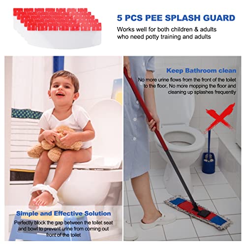 Generic PZQ5P0324 5 Pack Pee Guard For Toilet Seat, Potty Training Toilet Pee Splash Guard thumb #1