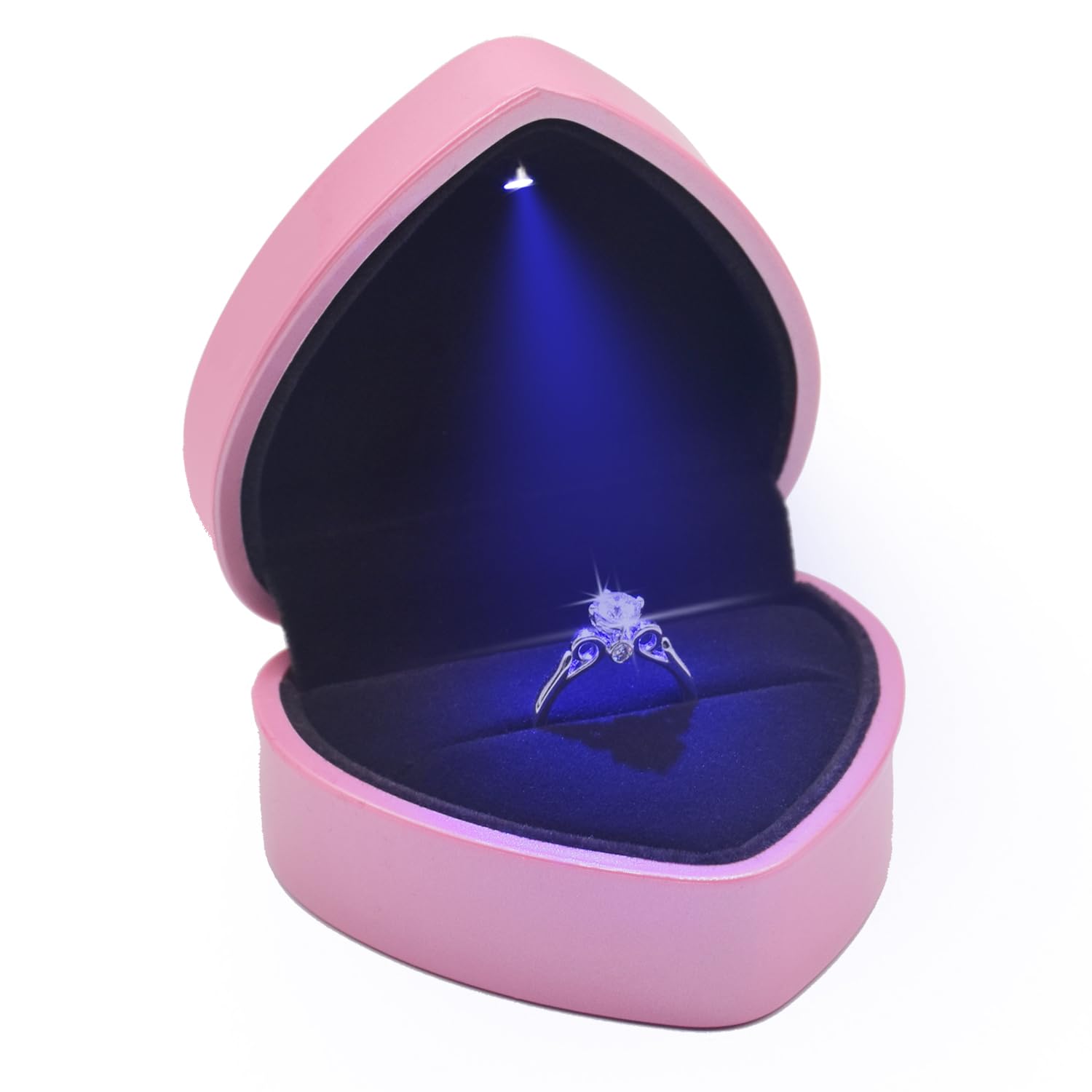 Photo 1 of Eveynsh Heart Shaped LED Ring Box