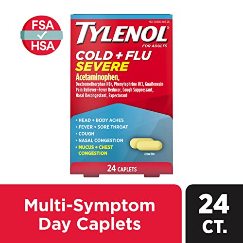 Tylenol JJ-2309 Cold + Flu Severe Medicine Caplets thumb #6
