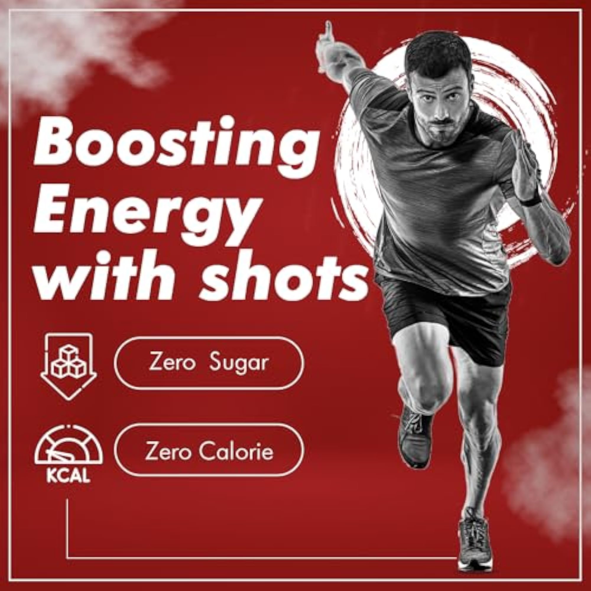 QAVA Energy Shot, Plant-Powered Instant Energy Boost