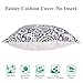 baibu Paisley Cushion Cover, Decorative Throw Pillow Cushions Covers Sham Cushion Case 1PC (Navy Blue, 18