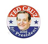 2016 TED CRUZ for PRESIDENT CAMPAIGN BUTTON, 2.25