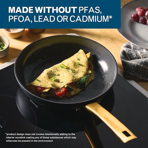 Farberware Forged Induction Ceramic Nonstick Cookware Set, 12-Piece, Black Pots & Pans by Farberware - Image 4