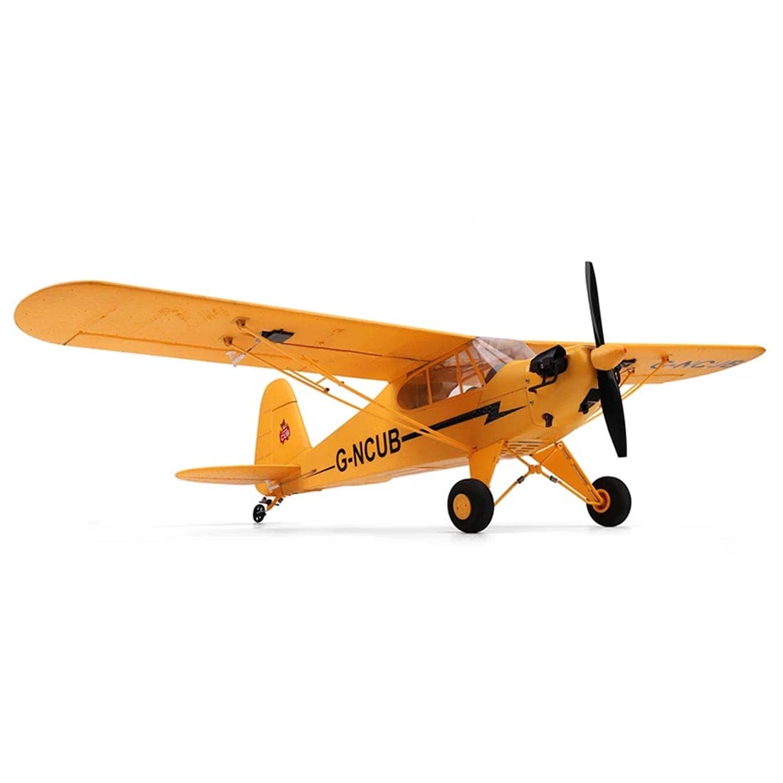 Amewi 24087 Skylark Propellerflugzeug 3D/6G 5 Kanal 2,4GHz, Gelb