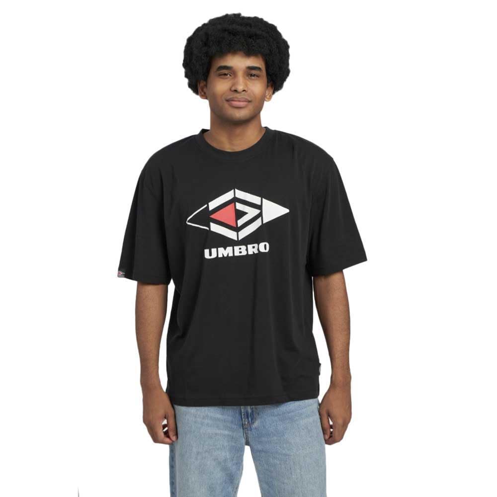 Umbro T-shirt Evolution pour homme en coton premium noir